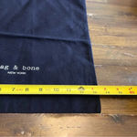 Rag and Bone  Black Dust bag Sleeve Cover Drawstring Travel Slip Case Protector Photo 1