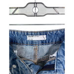 Garage  Denim Mom Jean Shorts Size 25 Distressed Casual Summer Blue Zip Vacation Photo 3