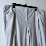 Calvin Klein Women’s Size 20W Ivory Straight Leg Dress Pants Trousers NWT Photo 1