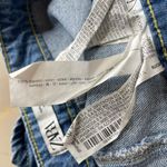 ZARA Women's Denim Wrap mini Skort Cargo Shorts Sz L Kidcore classic Photo 5