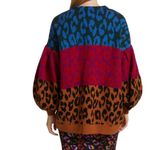 Farm Rio  Oversized Mixed Leopard Print Open Front Cardigan(Size Small) Photo 2