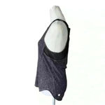 Lululemon Mesh Vest Top Black White Speckle Trim Gym Tank Size Small Activewear Photo 1