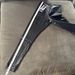 Mario Serrani Women’s  Black Faux Leather Pull On Leggings Size XS NWT Photo 6