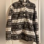 Princess Cruises Sherpa Pullover Hooded Sweatshirt Size XL Holiday Winter Cozy Gray Photo 0