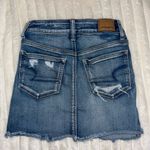 American Eagle  Dark Wash Jean Skirt Photo 3