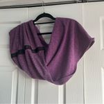 Lululemon Vinyasa Scarf *Rulu Mini Check Pique Ultra Violet Heathered Black Photo 2
