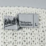 Cottagecore Handmade Womens Sweater L Retro Cable Knit Coastal Grandma Minimal Size L Photo 6