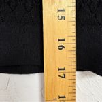 Wilfred  Aritzia Black Open Knit Button Down Tank Top Womens S Whimsigoth Crop Photo 7