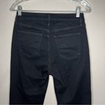 Quince  Bella Black High Rise Straight Leg Organic Cotton Blend Ankle Denim Jeans Photo 9