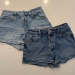 PacSun Lot of 2 Denim Blue Women's Shorts Photo 0