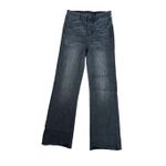 American Eagle  super stretch super hi-rise crop flare black denim jeans size 0 Photo 1