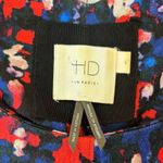 Anthropologie HD in Paris Dress Floral Long Sleeve Swing Dress SP GUC Pullover Photo 3