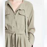 Vince  Soft Utility‎ Shirt Dress Light Sea Fern Green XS Photo 2