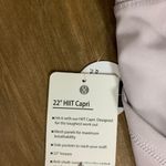 Nordstrom Lavender Leggings LARGE Cell Phone Pocket 7/8 Compression Ankle  NEW Photo 6