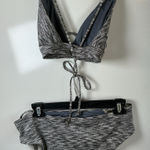 Becca  Gray Patterned Bikini Top A0240 Photo 0