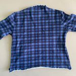 Edge Vintage Plaid Lettuce Top Photo 3