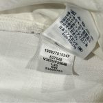 Lands' End High Rise Wide Leg Linen Pleated Neutral White Size 14 Pants 537648 Photo 7