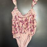 Free People  Women's Take It Away Thong Bodysuit, Pink Combo, S Photo 6