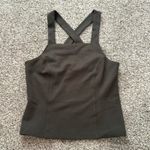 Anthropologie Porridge army green cross-strap tank top size M NWT Photo 5