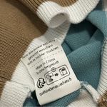 Grace Karin  Women’s Size M Blue Teal Colorblock Button Up Sweater Cardigan Photo 8