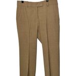 Anne Klein 2 piece pantsuit tan with cute ruffles on one side of lapel! New! Photo 8