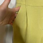 Stine Goya lime green muslin high rise wide leg pants sz XS Photo 4