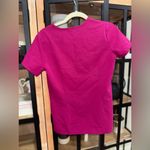 FIGS  Catarina Scrubs Top medical short sleeve Ultra Rose magenta vneck pocket Photo 5
