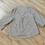 JM Collection  Geometric Print Single Button Cardigan Jacket Plus Size 1X Photo 7