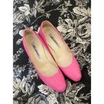 Brian Atwood  Pink Snake Platform Pumps Size 37 7 LEGALLY BLONDE Elle Woods Photo 1
