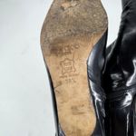 Jimmy Choo  Black Patent Leather Pointed Toe Kitten Heel Boot Photo 3