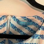 J. McLaughlin  Blue‎ And White Pattern Stripe Tank Dress Size Medium Photo 7