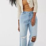 Urban Outfitters BDG High-Waisted Slim Straight Jean – Ripped Light Wash Size 26 Photo 0
