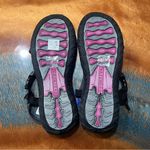 Skechers NWT Reggae Sport Lifestyle Sandals size 10 black gray pink Photo 7