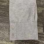 White House | Black Market  Gray Half Sleeve Open Front Sweater NEW M Photo 2