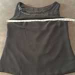 Women’s Black Chiffon 3 Piece Formal Pants Suit Ribbon Detail Size 16 NEW Photo 6