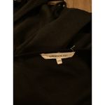 Emerson Fry Ballet wrap midi knee length long sleeve fall Dress Black Ponte XXS Photo 8