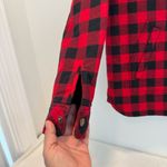 Current/Elliott Current Elliott Red Black Plaid‎ Sherpa Workman Shacket Jacket Size 2/ M Photo 5