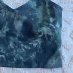 Lululemon Women’s 6 Align Cropped Tank Diamond Dye Silver Blue Tidewater Teal Graphite Grey Photo 2