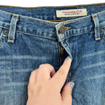 Abercrombie & Fitch  Vintage Denim Skirt Straight Blast Wash Blue Size‎ 8 Photo 3