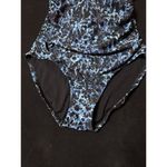 Speedo  Women’s 6 One Piece Black and Blue Swim Suit Bikini Swim Suit Swimming Photo 1