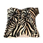 Vince Camuto Tankini Top Draped Removable Strap Animal Stripe Black White S Photo 2