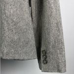 Banana Republic Gray Silk Linen Blend Career One Button Blazer Jacket Photo 6