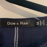 Doe & Rae  blue and white cotton shirt NWOT Photo 1