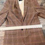 Banana Republic  Blazer Jacket Womens Sz 8 Career New $135 1 Button Brown Photo 8