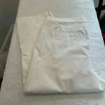 J.Crew Kate Straight Leg Pant Bi-Stretch Cotton Blend Ivory Size 24 BF401 New Photo 3