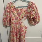 Sofie The Label Floral Cut Out Puffy Sleeve Mini dress Photo 1