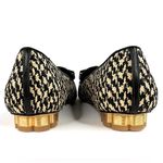 Salvatore Ferragamo Sarno Bow Embellished Raffia Low Heel Loafers US 5 - EU 35.5 Photo 5