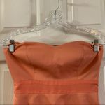 BCBGeneration  Orange Strapless Mini Dress size 2 Photo 2