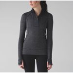 Lululemon  Think‎ Fast Heathered Herringbone Pullover Lightweight Zip Up Jacket 6 Photo 1