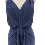 MISA Los Angeles Domino Navy Blue Ruched Sleeveless Mini Dress Size XS Photo 4